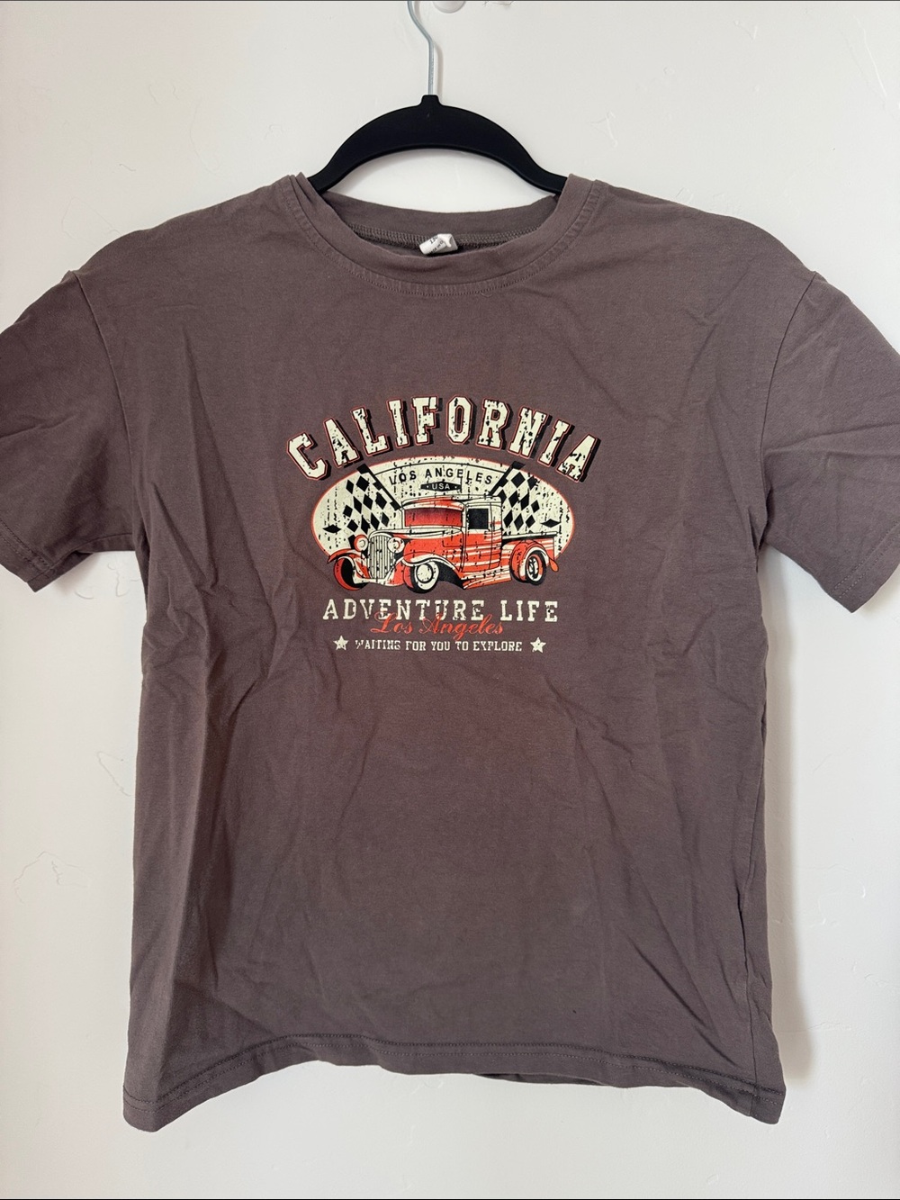 California Adventure Life Graphic Tee Dusty Mauve Youth 150 Size 11-12